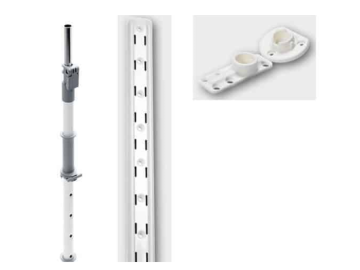 Trục xoay điều chỉnh độ cao Hafele phụ kiện kệ góc xoay 1/2 cho tủ góc 541.32.700